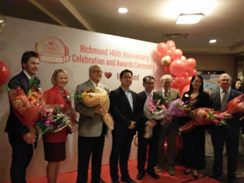 【国际文讯】国际文化发展基金会ICDF受邀参加加拿大列治文市建市140周年庆祝活动_文学会客室_都市头条