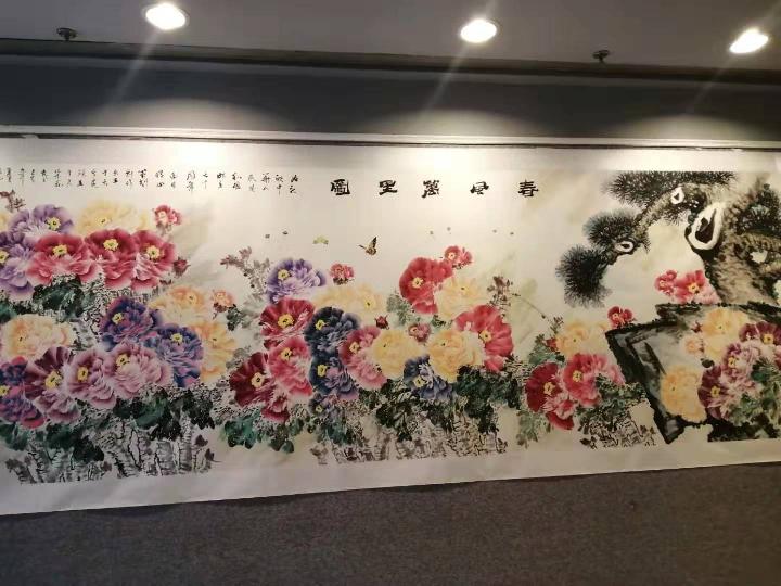 礼赞史治科先生:牡丹春风万里图（画荣获全国一等大奖）-京津沪头条 作者:张灵社