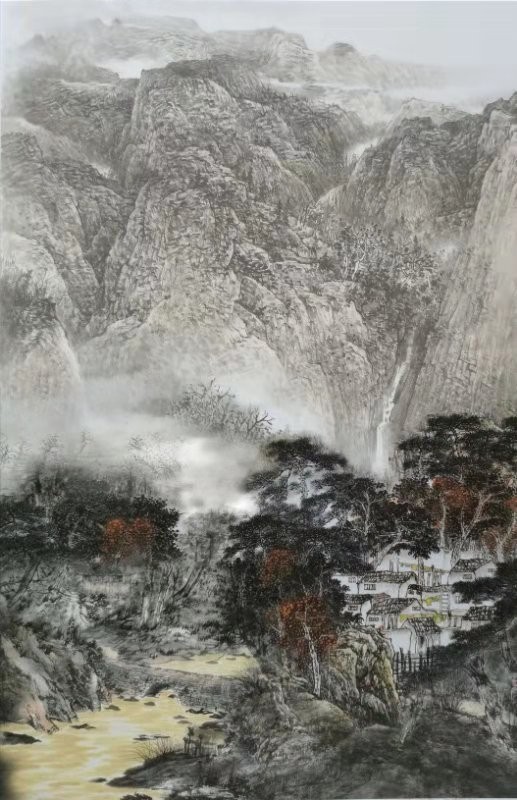 画家李明伟（止远）书画欣赏-京津沪头条 附诗一首《恋山堂》文/王石白雨（图9）