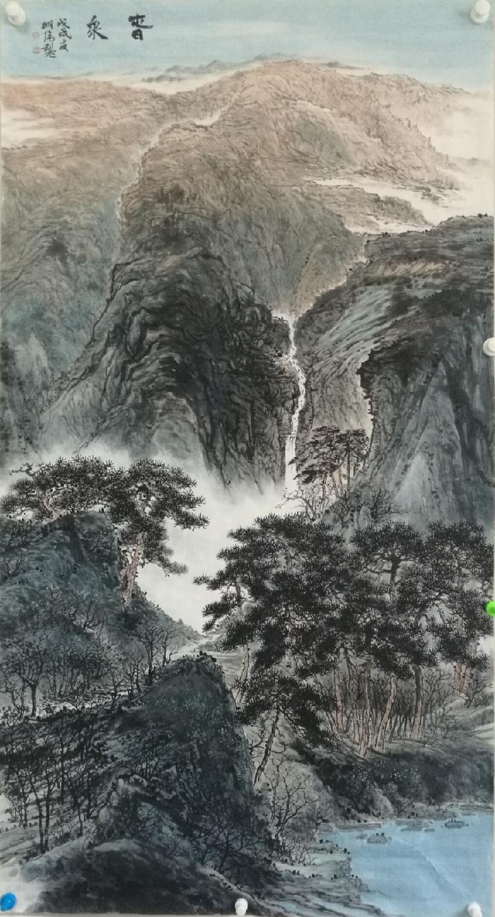 画家李明伟（止远）书画欣赏-京津沪头条 附诗一首《恋山堂》文/王石白雨