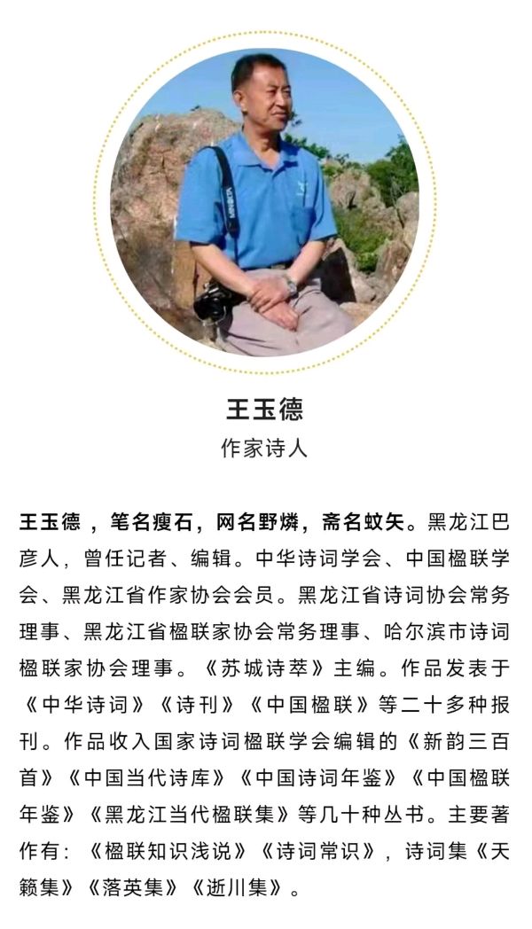 中华诗艺社龙江分社推介《王玉德格律诗连载》十五辑（图5）