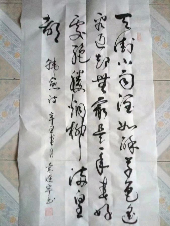 诗人蓝晓宇书法作品欣赏(1)（图20）