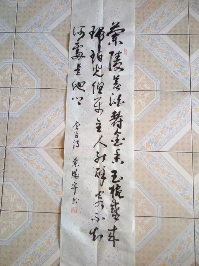 诗人蓝晓宇书法作品欣赏(1)（图33）