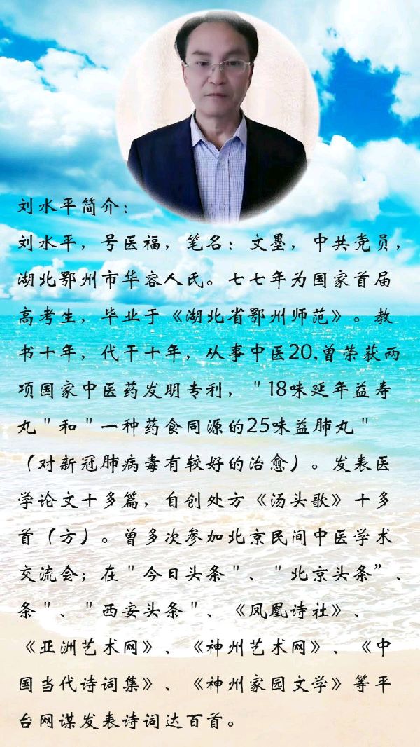 中华诗艺社黑龙江分社推介/刘水平诗作欣赏(图3)