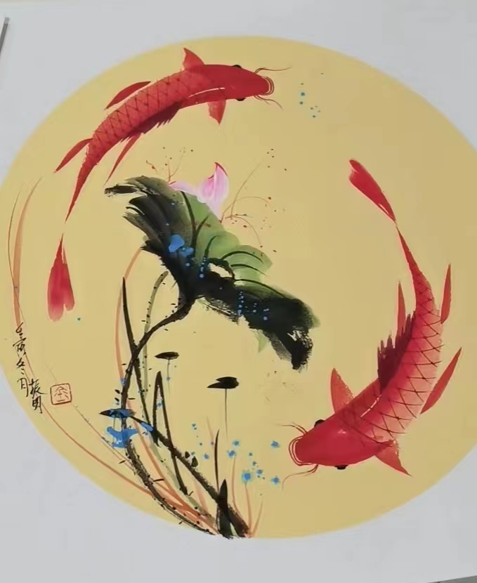 【雅诗总会】墨随心走书香流金——著名画家金振明作品欣赏（图9）