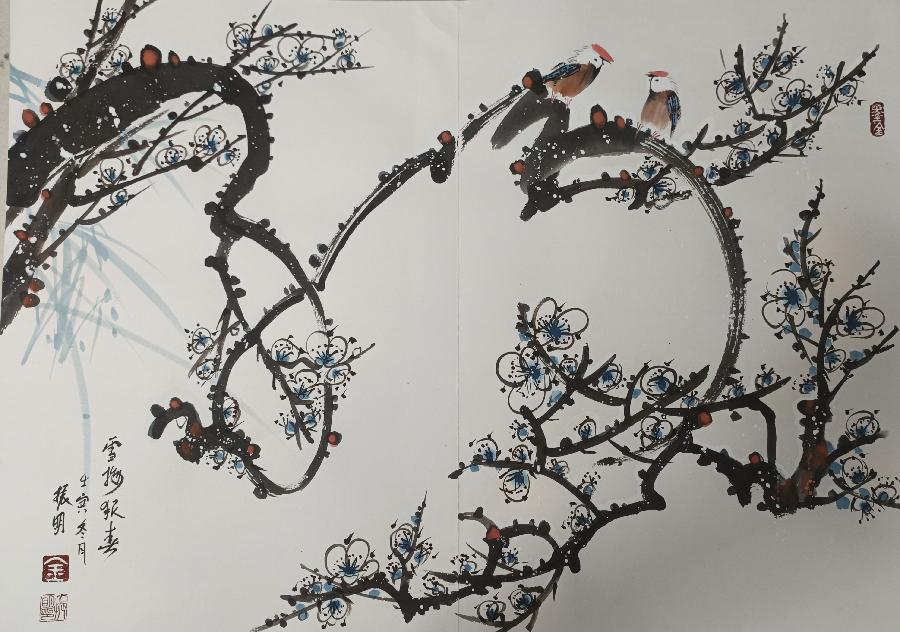 【雅诗总会】墨随心走书香流金——著名画家金振明作品欣赏（图10）