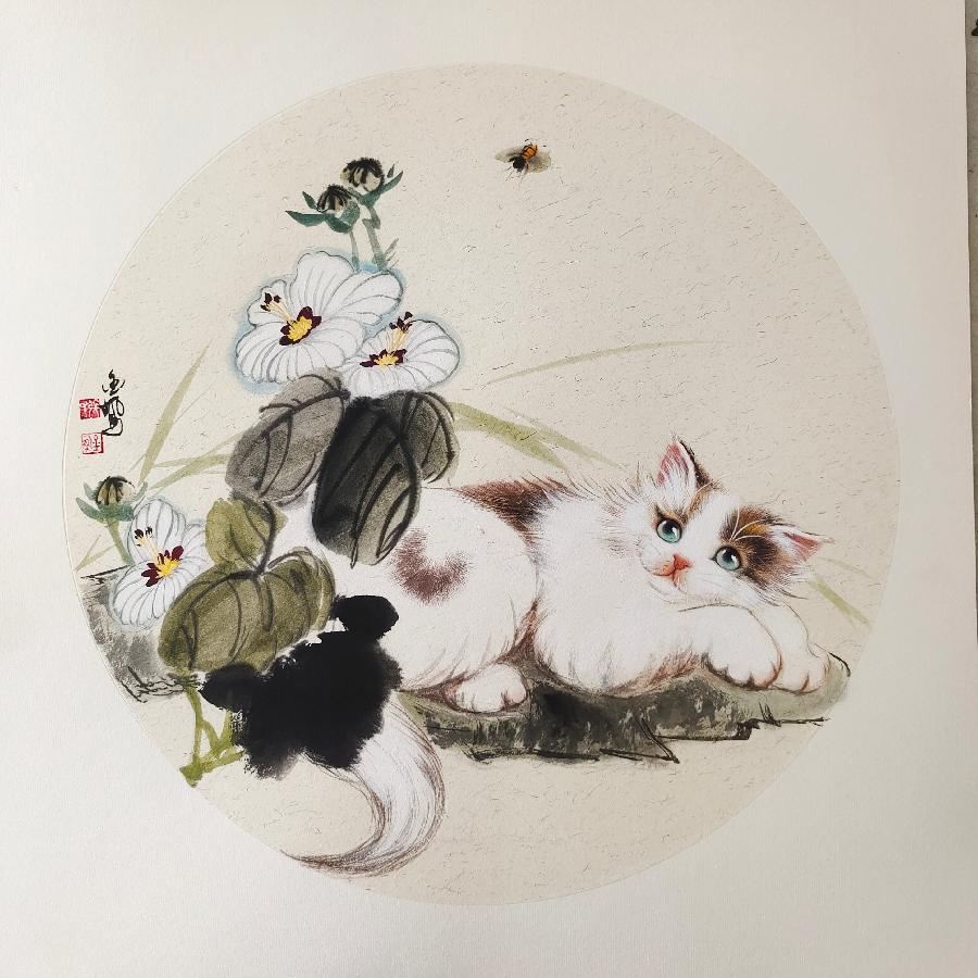 【雅诗总会】内涵的心海涌动出诗的致美与灵动——画家新锐张金凤作品欣赏（图5）
