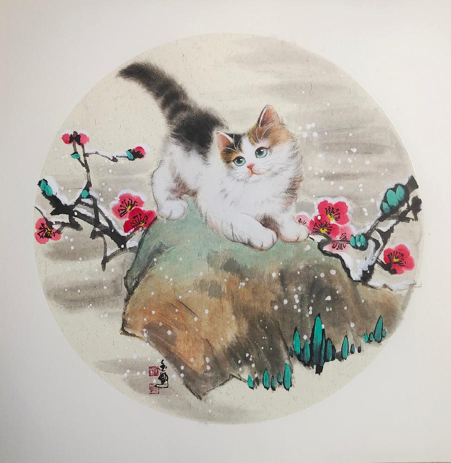 【雅诗总会】内涵的心海涌动出诗的致美与灵动——画家新锐张金凤作品欣赏（图6）