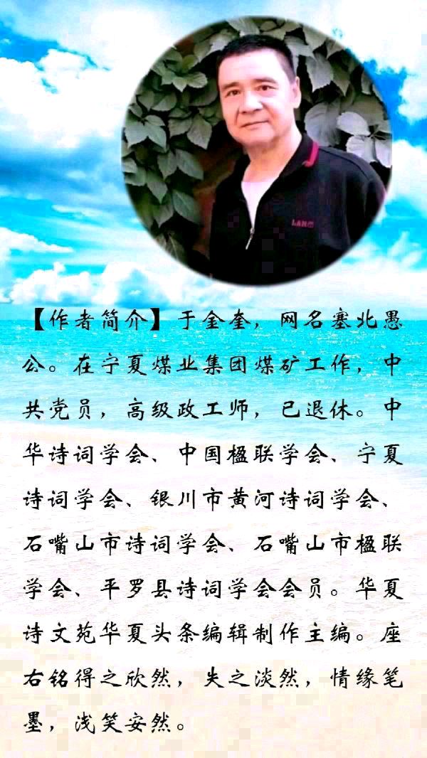 宁夏诗人于金奎:七律·散步年末夜感怀（上平十一真）（图6）