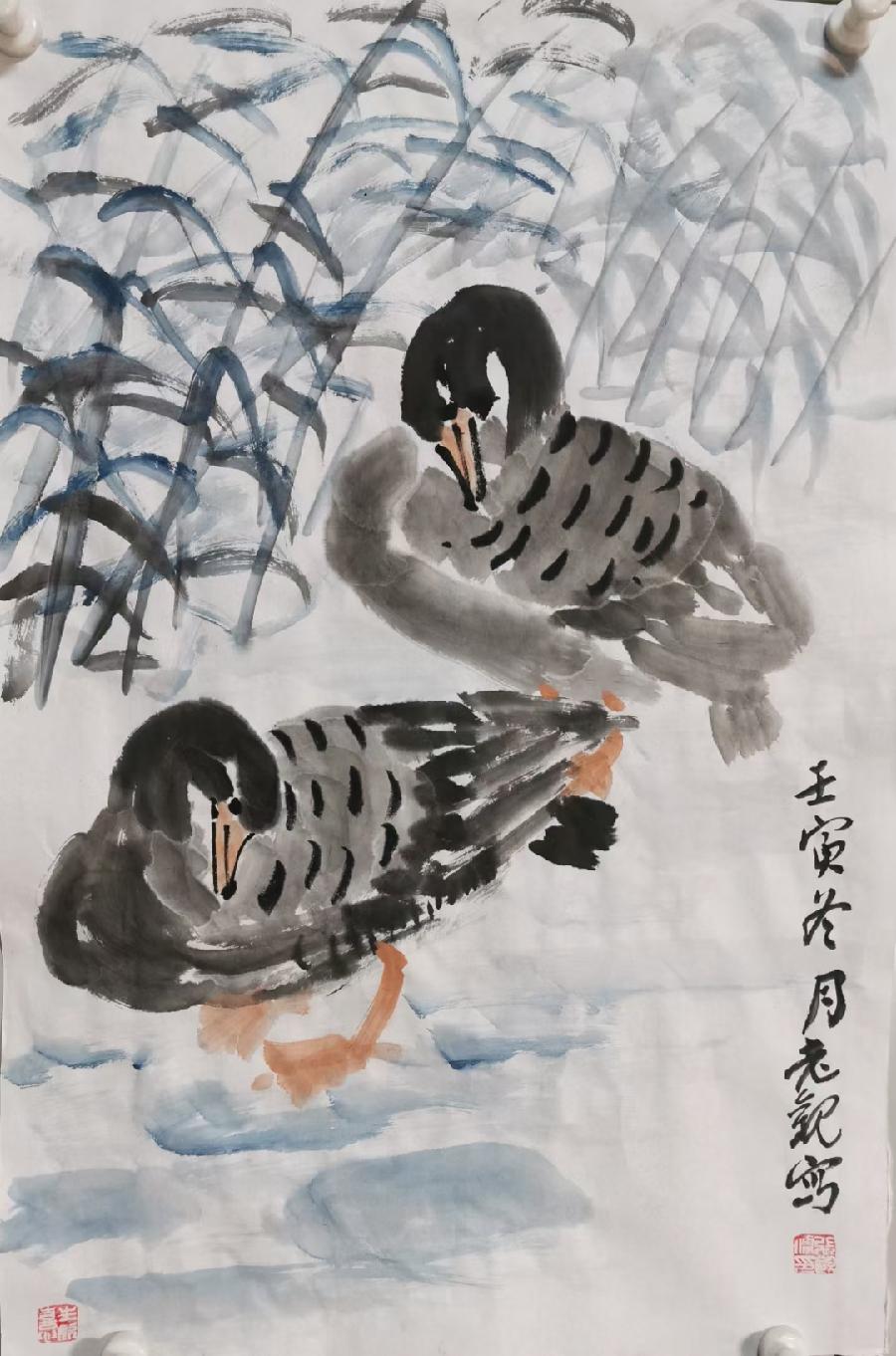 【都市头条向幸福出发编辑部】第901期 张观儒先生丹青作品（之二）（图8）