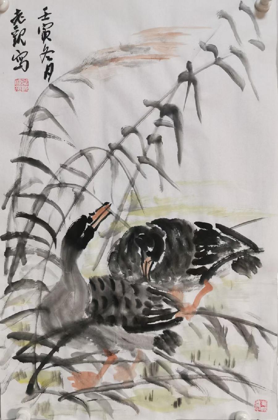 【都市头条向幸福出发编辑部】第901期 张观儒先生丹青作品（之二）（图7）