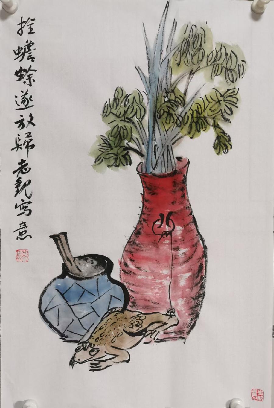 【都市头条向幸福出发编辑部】第902期 张观儒先生丹青作品（之三）（图8）