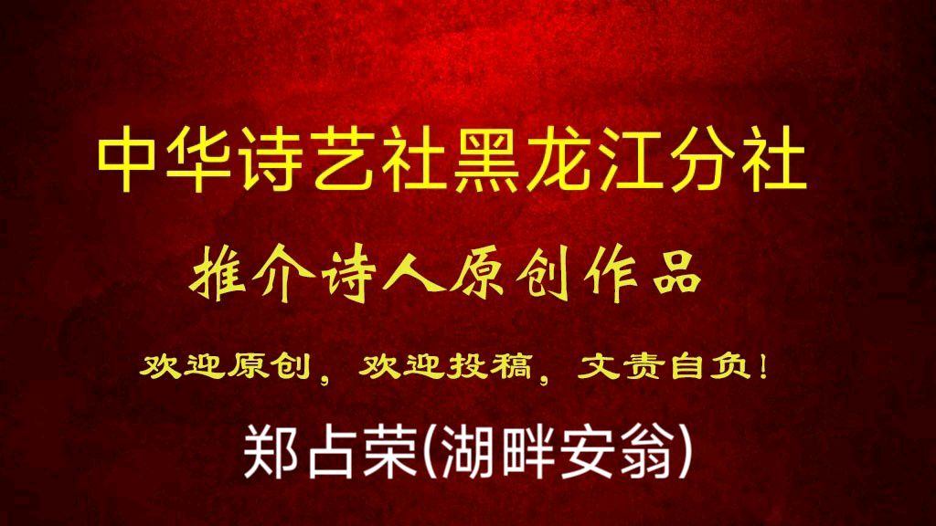 郑占荣(湖畔安翁):冬日抒怀之五十六