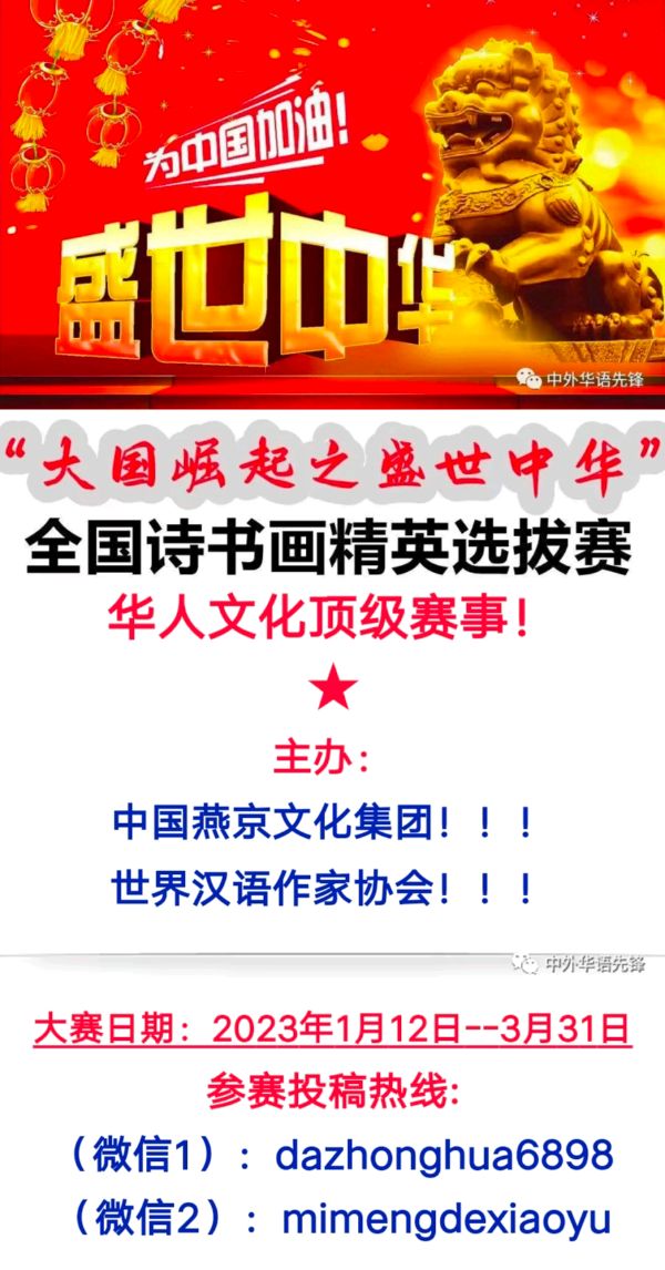 【中国燕京文化集团】权威荣耀：虎年华语辉煌成就十大顶级作家王翔（图9）