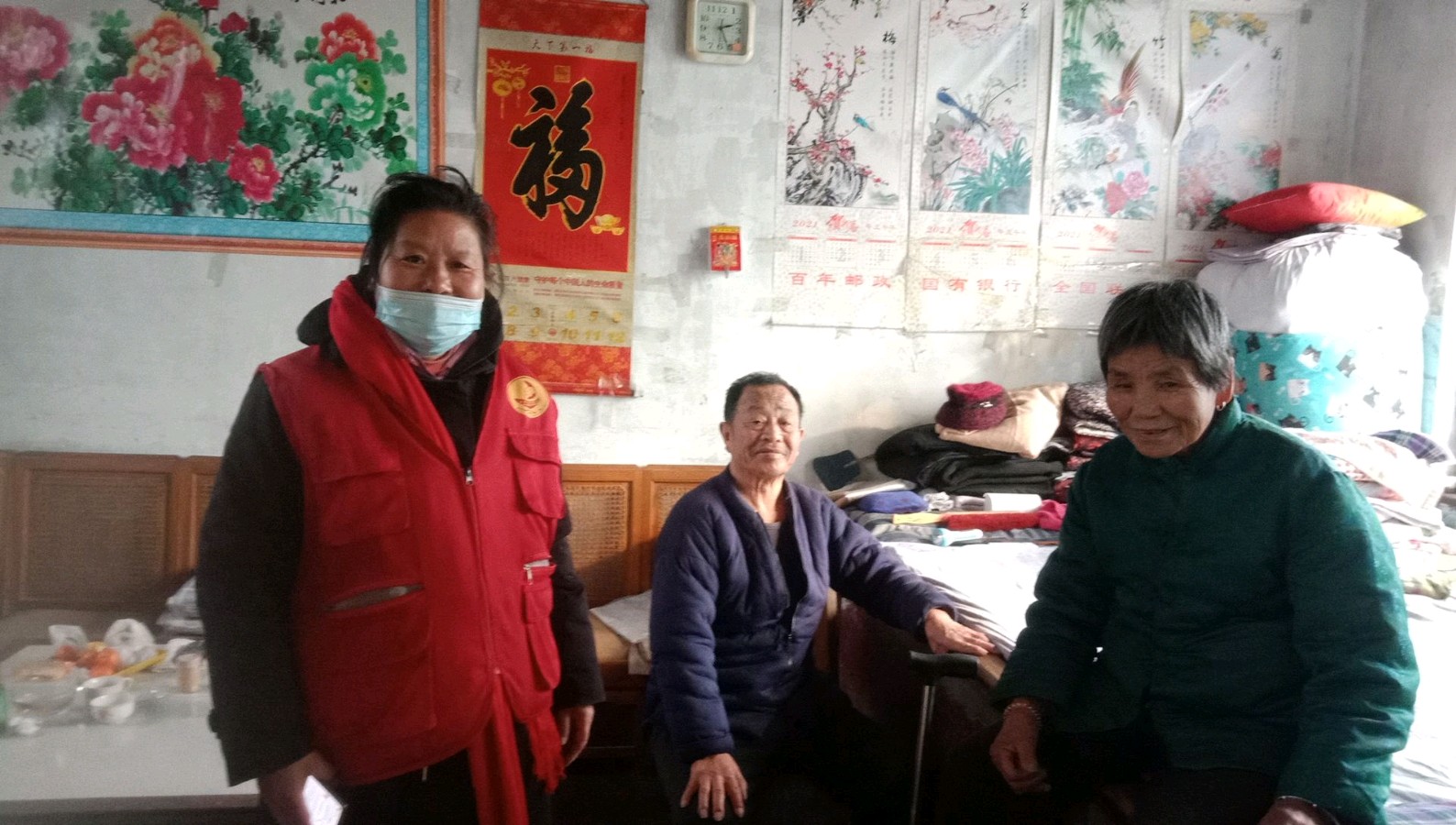 过新年迎新春 志愿者在行动
