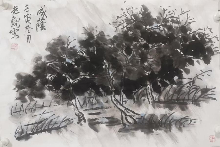 【都市头条向幸福出发编辑部】第2774期 张观儒先生丹青作品（之六）（图2）
