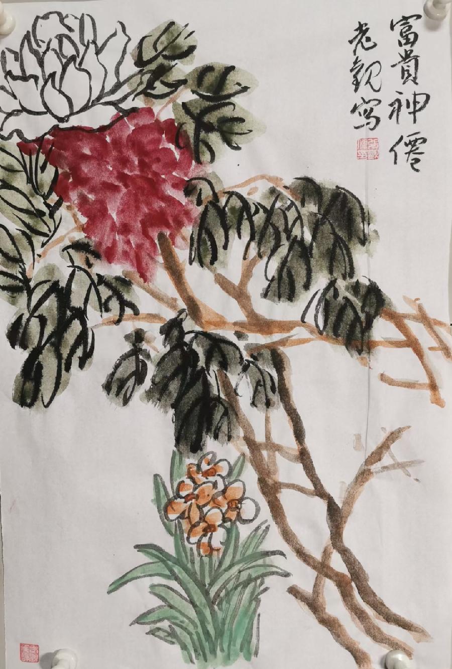 【都市头条向幸福出发编辑部】第2781期 张观儒先生丹青作品（十三）（图2）