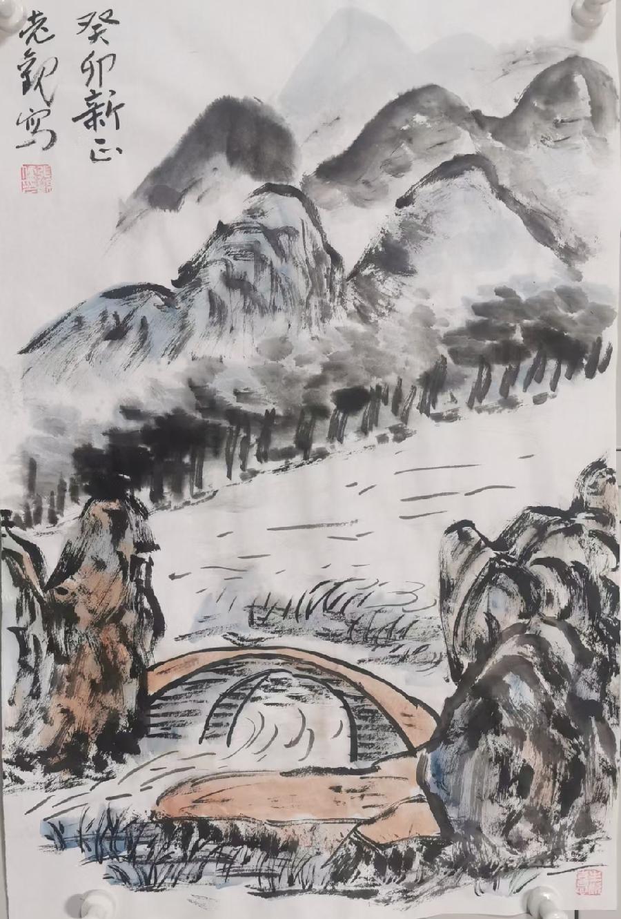 【都市头条向幸福出发编辑部】第2786期 张观儒先生丹青作品（十四）（图9）