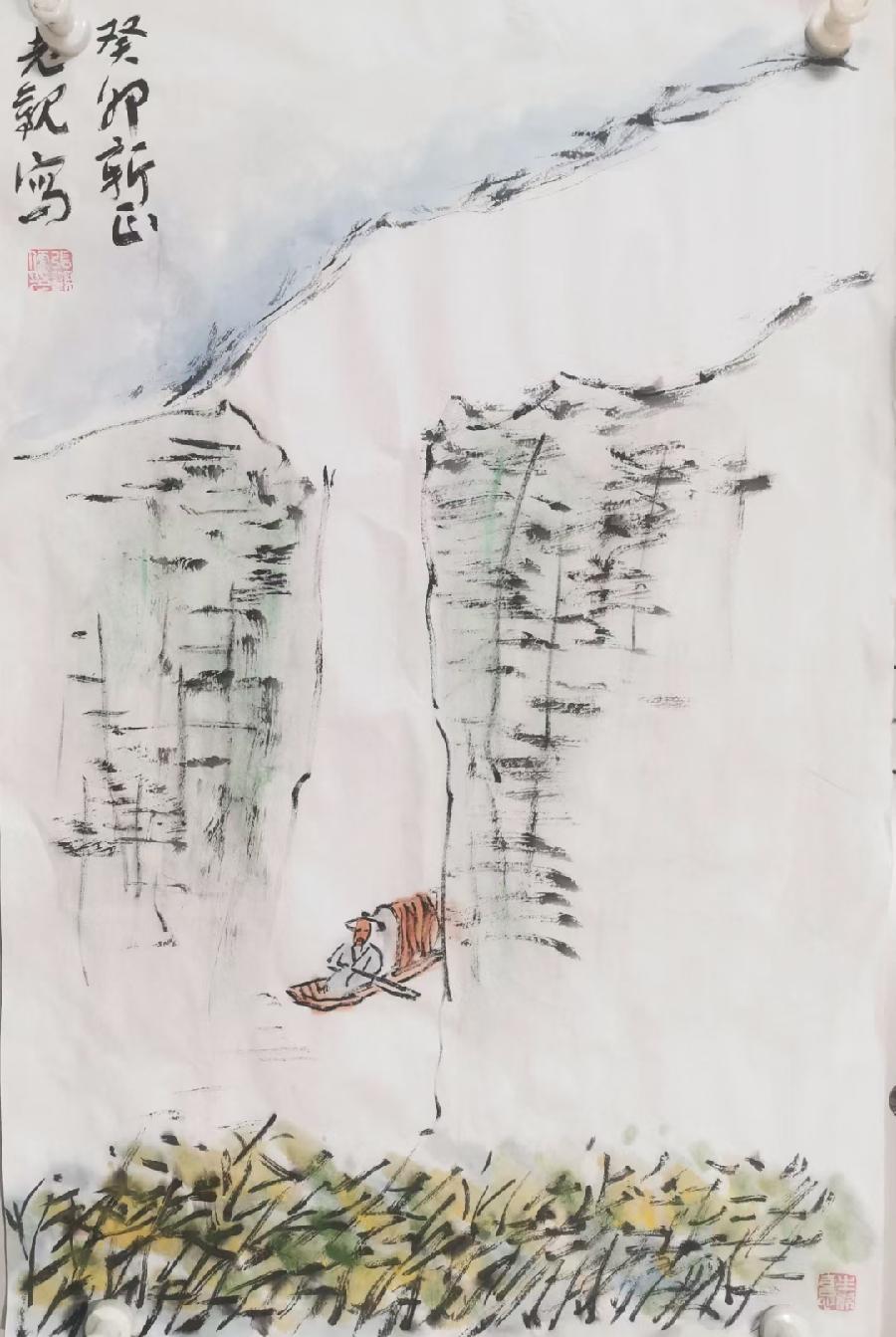 【都市头条向幸福出发编辑部】第2787期 张观儒先生丹青作品（十五）（图7）
