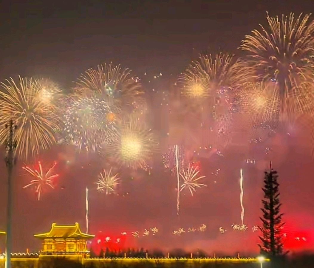 洛阳孟津共度元夕焰火春月夜 原作/梁立锋（图14）