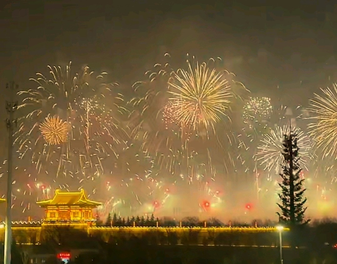 洛阳孟津共度元夕焰火春月夜 原作/梁立锋（图16）