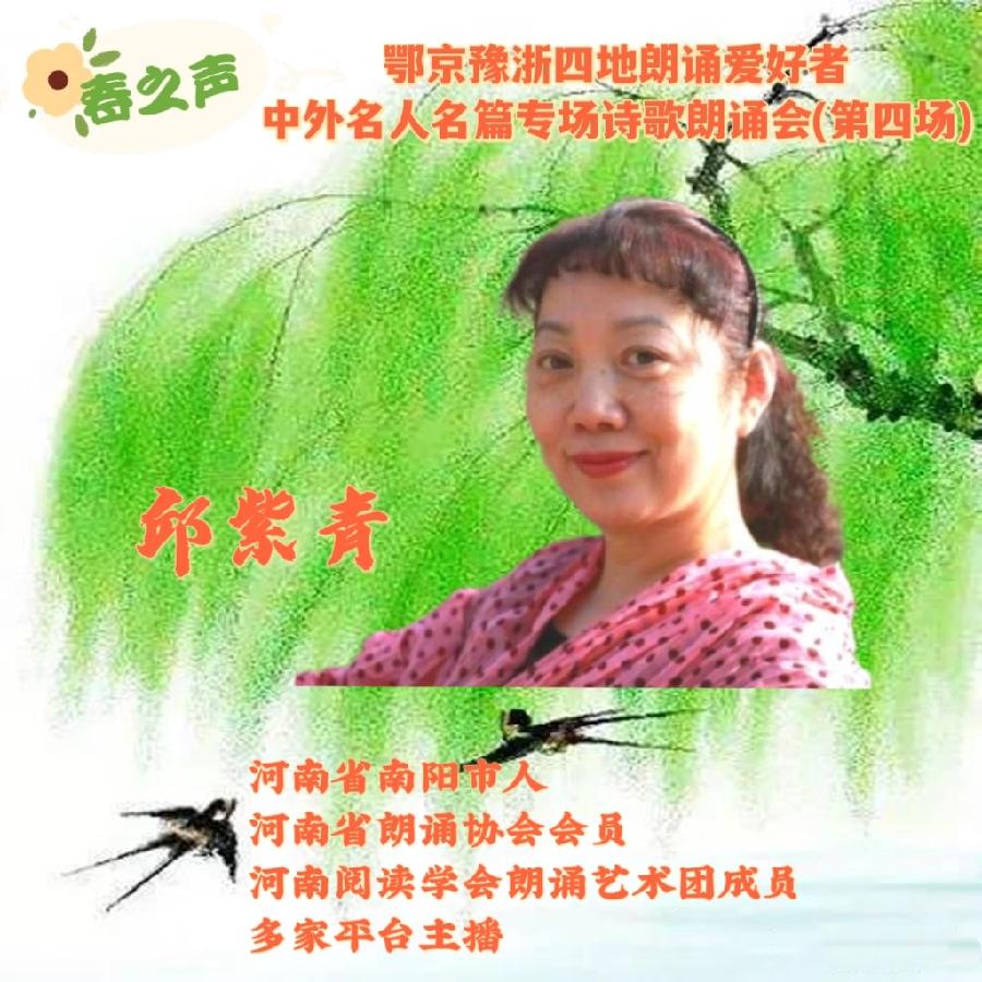北京古塔读书会&武汉炎黄读书会&河南朗诵沙龙艺术团联袂举办‖【春之声】中外名人名篇诗歌朗诵会（图35）