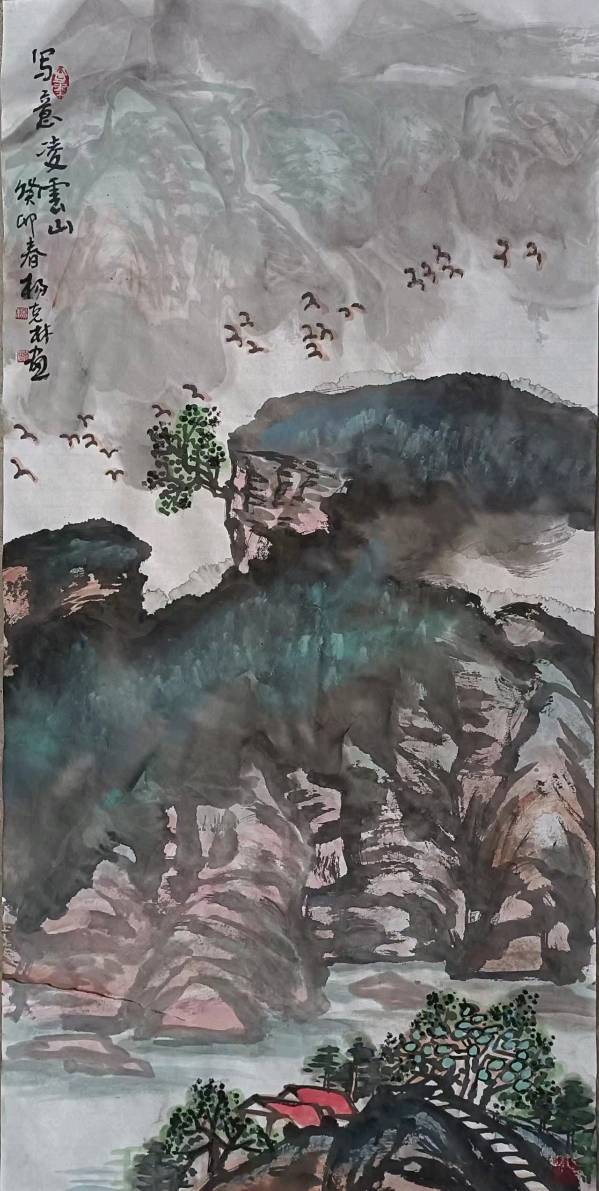 【元宵节专刊】著名职业书画家杨克林先生以书法绘画作品恭贺新年＿北京头条•西安头条•都市头条发布！（图5）
