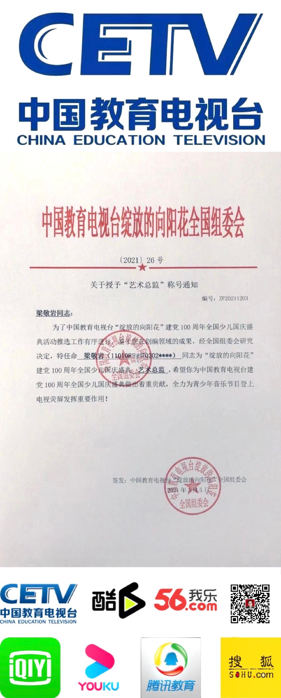 征集令|《绽放的向阳花》中国教育电视台卫视频道【2023全国青少儿美育成果展演】节目征集(图12)