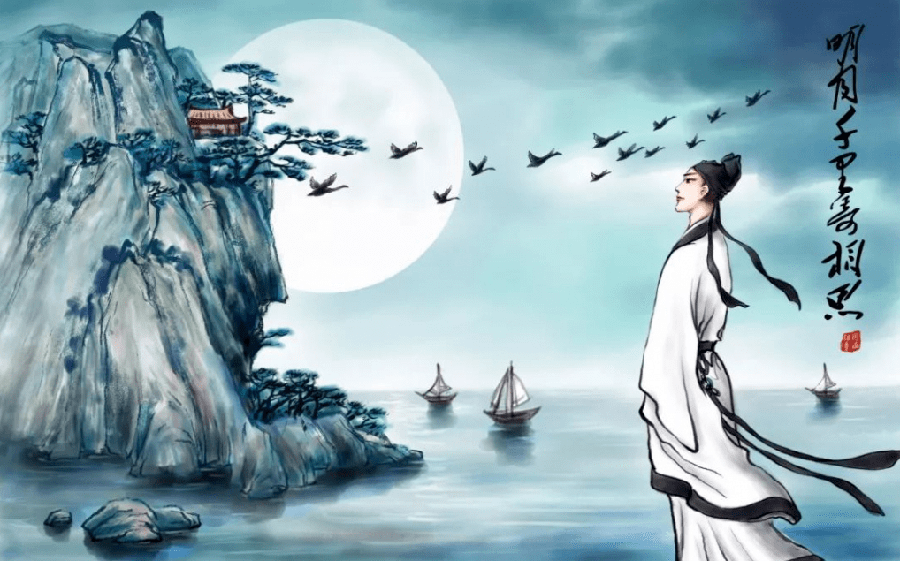 水晶朗诵【仰望诗仙】作者/雷金钟（图6）