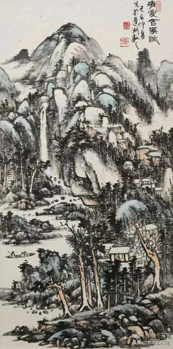 中国书画专栏‖只研朱墨作春山——品读王耘的山水画 作者：李传明 主播：伊月儿 京津沪头条（图4）