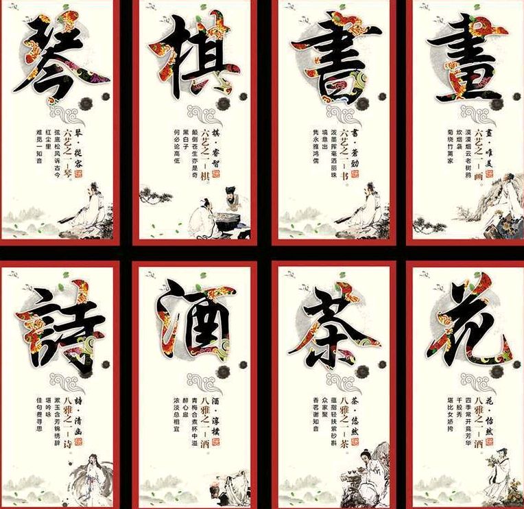 七律：文人八雅诗（八首）
