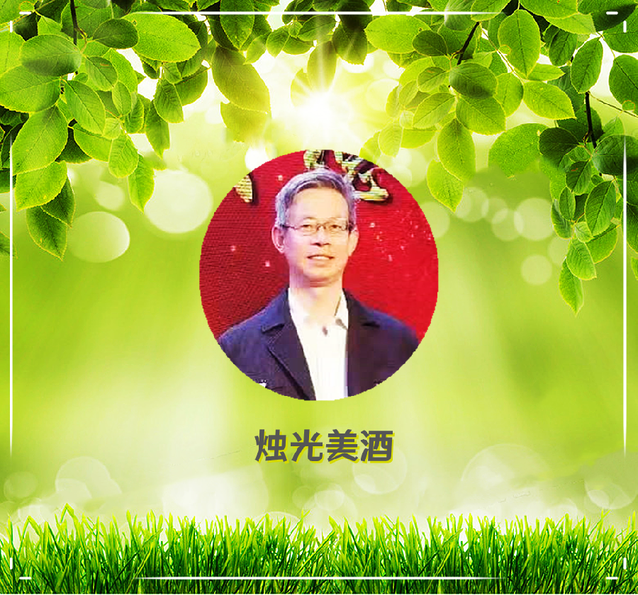 烛光美酒朗诵【妈妈画笔下那一林桃花】作者/春风（图3）