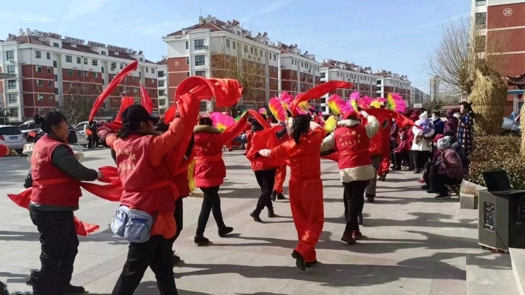 庆佳节丰富民俗 舞龙狮送戏下乡(图5)