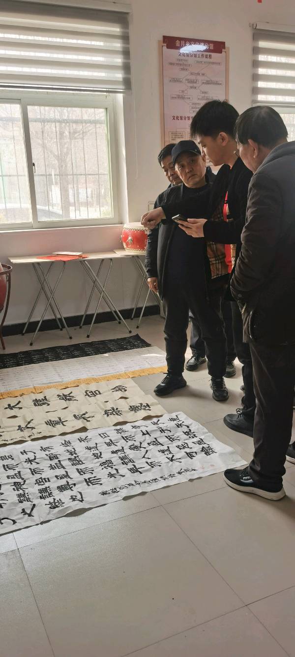 盐湖区书法家协会公益培训——走进金井（图4）