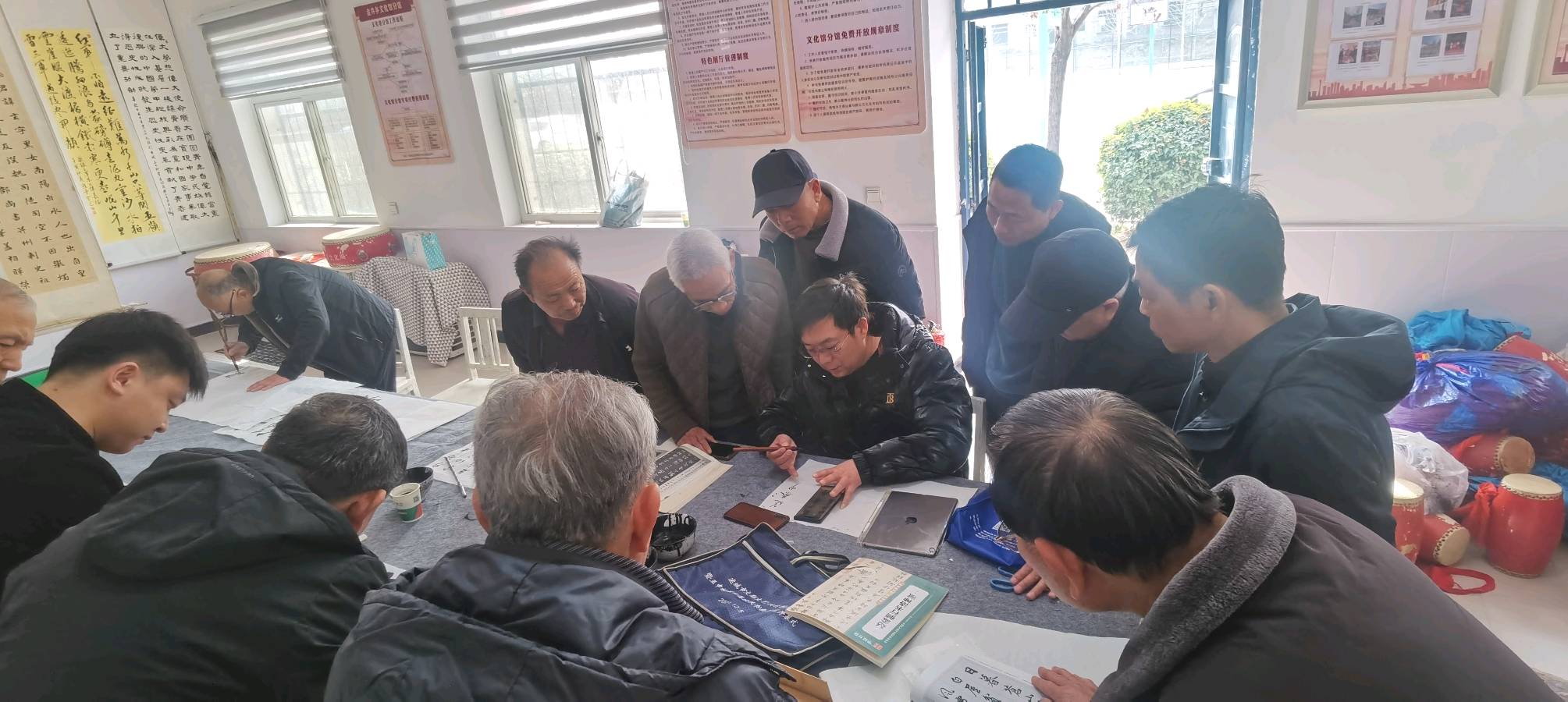 盐湖区书法家协会公益培训——走进金井（图6）