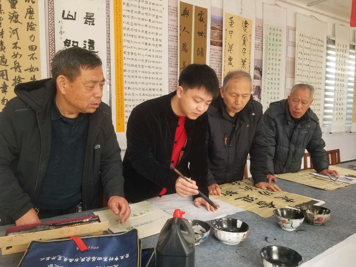 盐湖区书法家协会公益培训——走进金井（图9）