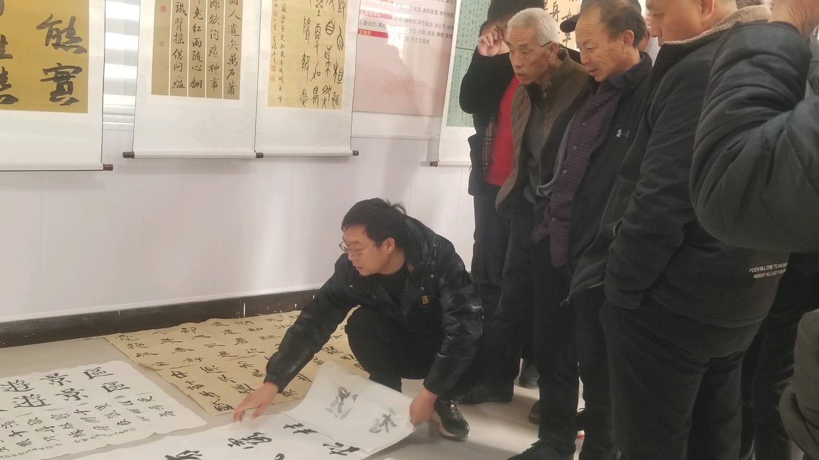 盐湖区书法家协会公益培训——走进金井（图2）