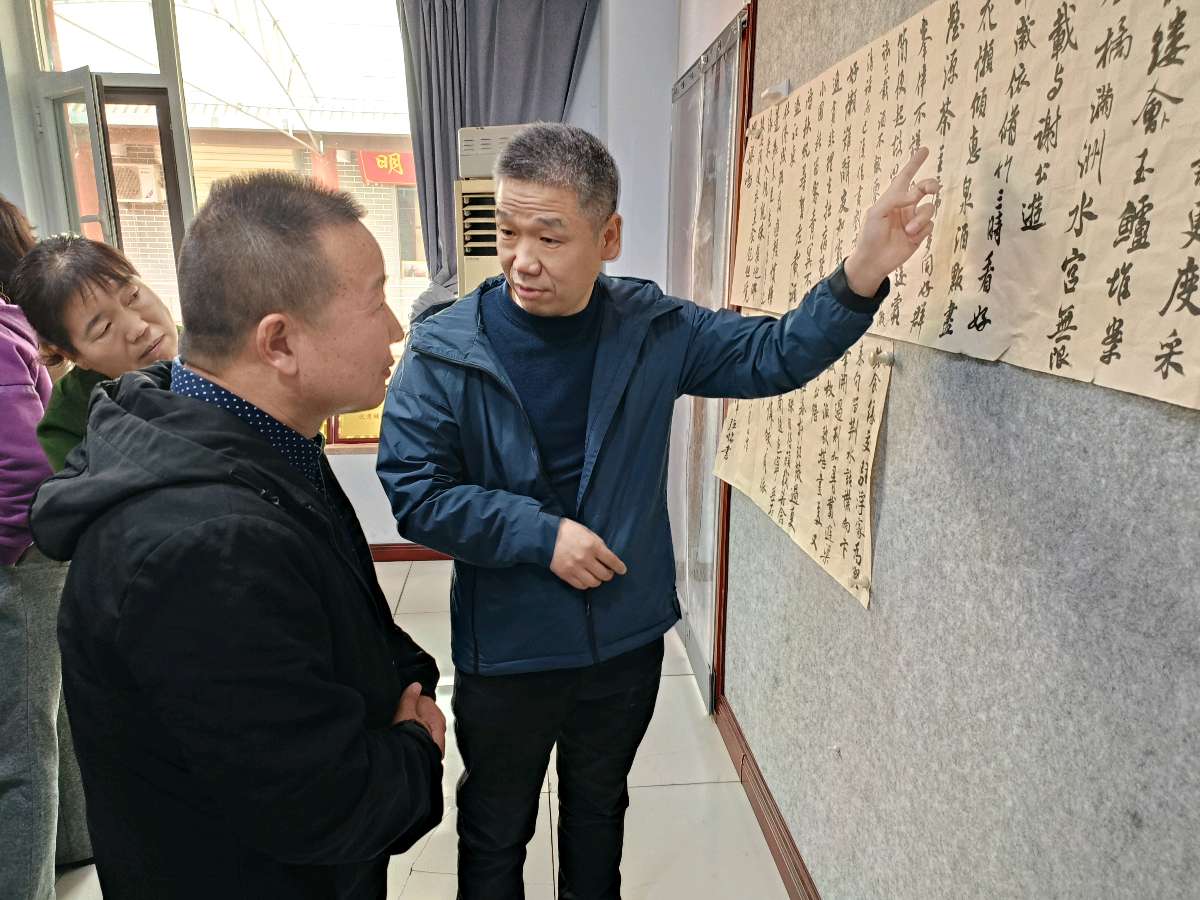 盐湖区书法家协会“每月一评”活动剪影（图7）