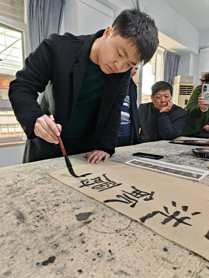盐湖区书法家协会“每月一评”活动剪影（图10）