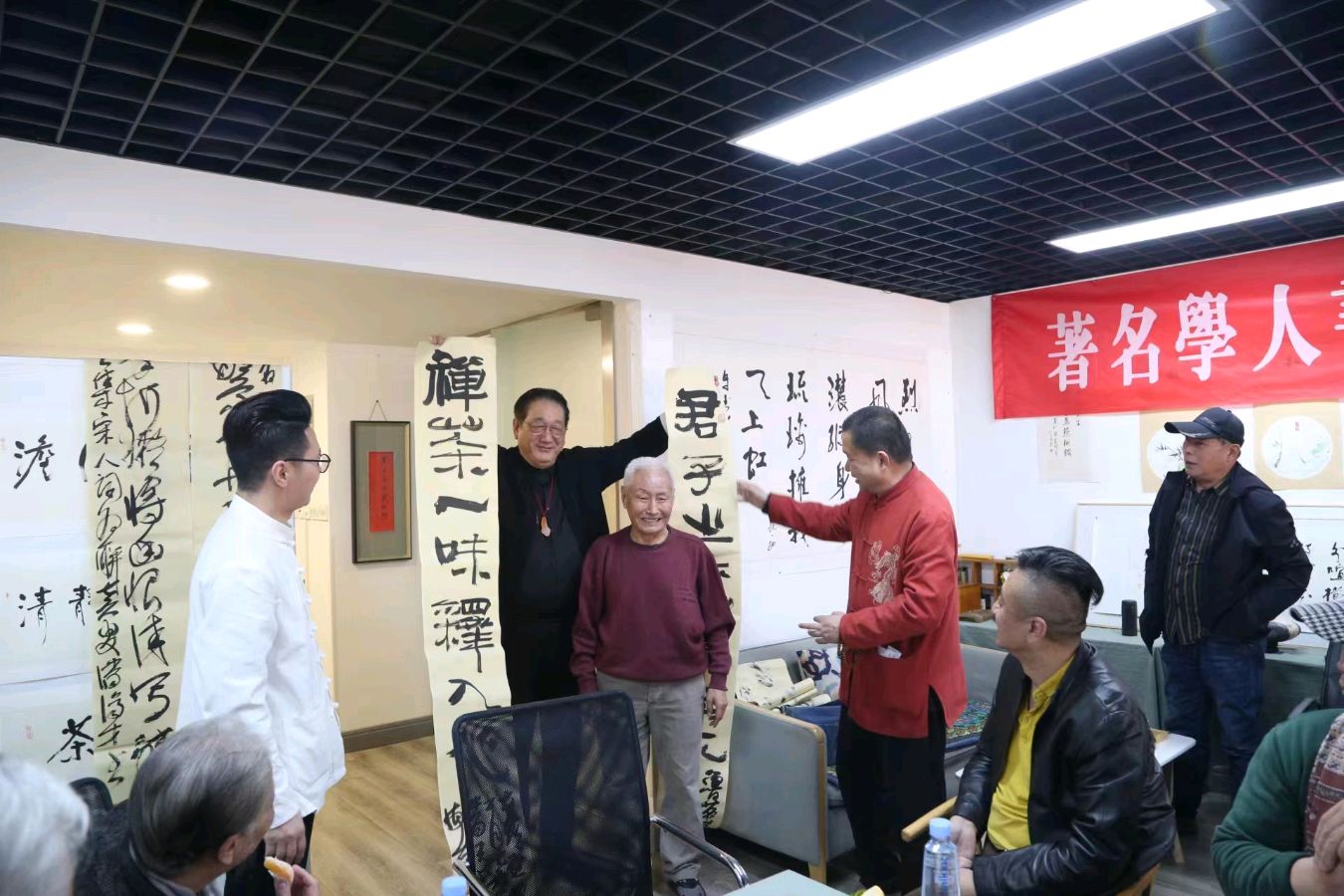 贺:著名学人书法家王欣荣教授书法纪念展在泉城开幕(图3)