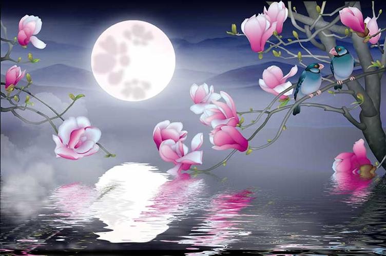 【经典推荐】昨夜天//玉兰花开时节 你会回来不（图2）