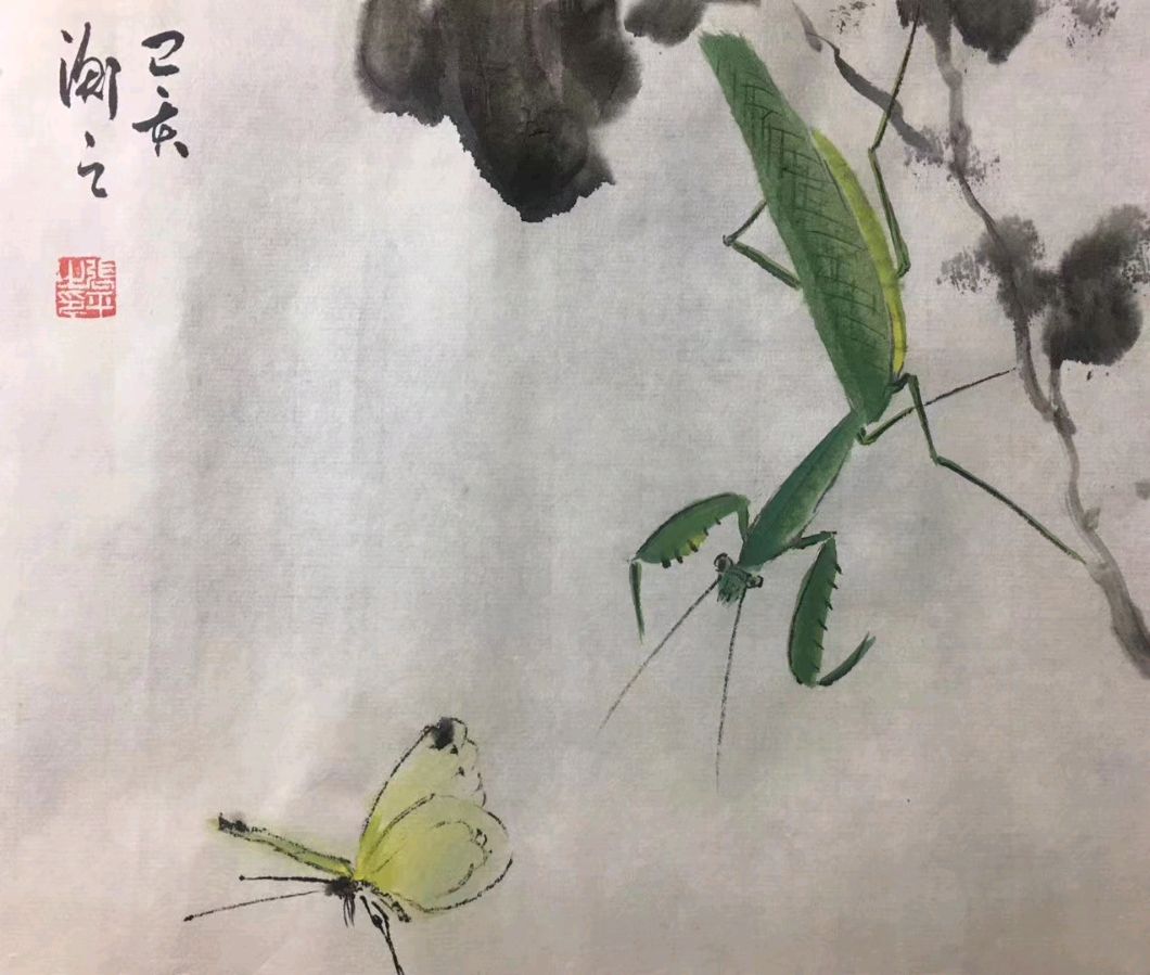 蝈蝈螳螂蟋蟀图，衡之乡愁来唱酬！（图2）