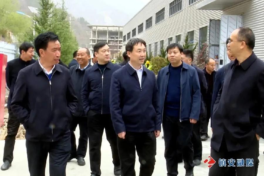 镇安县委书记冯朝勇带队调研重点项目建设（图2）