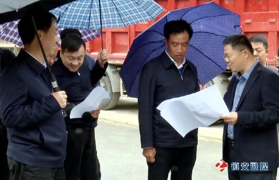 镇安县委书记冯朝勇带队调研重点项目建设（图3）