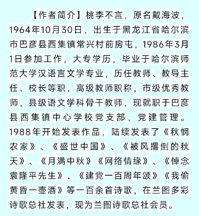 中华诗艺黑龙江分社●诗词联微刊(第33期)（图47）