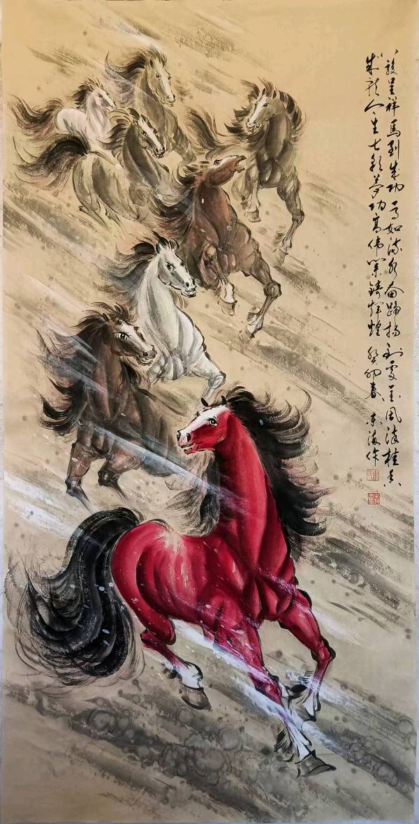 中华诗艺黑龙江分社推介/潇湘墨人书画精品(三)（图13）