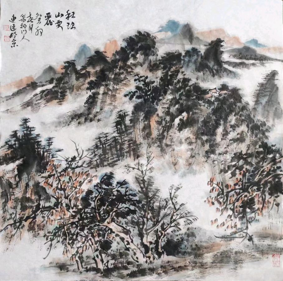 水墨名家徐连臣中国画欣赏（图13）