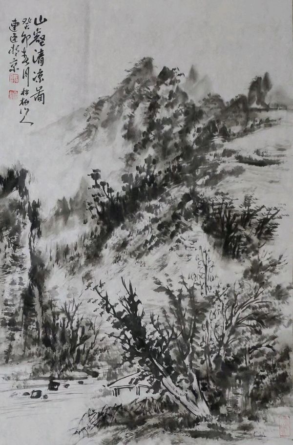 水墨名家徐连臣中国画欣赏（图3）
