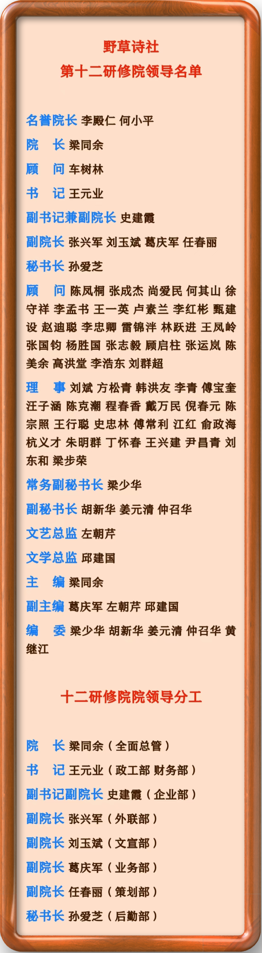 中国楹联野草诗社第十二(江苏)研修院第001期微刊《祝贺中国楹联野草诗社十二(江苏)研修院成立》(图264)