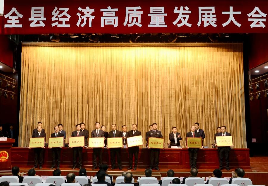 山阳县召开经济高质量发展大会（图4）
